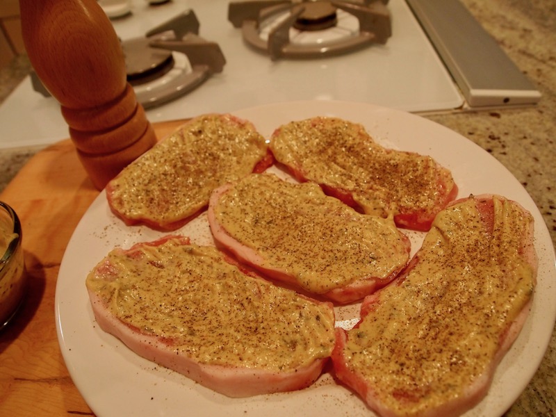 Pork Chops au Poivre