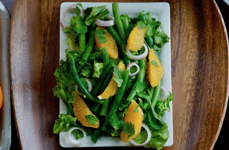 Green Bean And Orange Salad - Sunnyside Cook