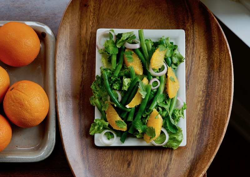 Green Bean And Orange Salad - Sunnyside Cook